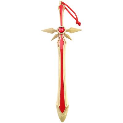 China Europe Zinc Alloy All Metal Small Toy Sword League of Legends Dawn Leona Sword Radiant 30cm 210g for sale