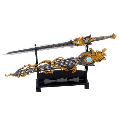 China China Zinc Alloy All Metal Toy Sword Chinese Game JianDanQinXin Small Sword 20cm 125g for sale