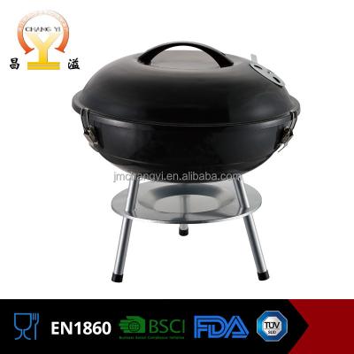 China Cheap Wholesale Porcelain Clay Charcoal Barbecue Easily Assembled Round Galvanized Grill for sale