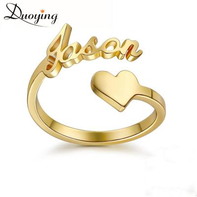 China Wholesale New CLASSIC Style Finger Shape Heart Ring Stainless Steel Jewelry For Women Engagement Ring As Christmas Gift for sale