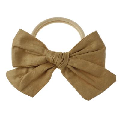 China New Environmentally Friendly Accessories Hair Mom And Baby Bowknot Headbands Parent-child Bow Baby Headband for sale