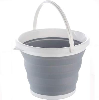 China Durable Collapsible Plastic Bedpan BPA Free and Multifunctional Folding Bucket for Indoor and Outdoor, Portable Lightweight Collapsible 10L Wash for sale