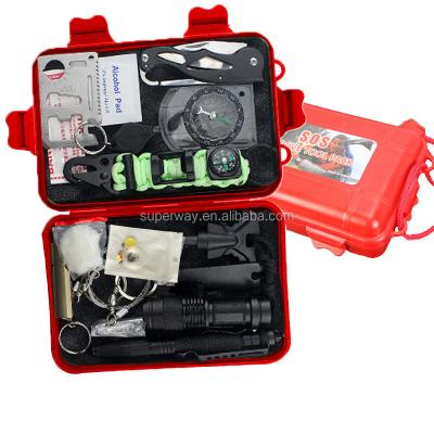 China Hot Selling Activity Emergency Emergency Camping Military Tactical Outdoor Survival Kit for sale