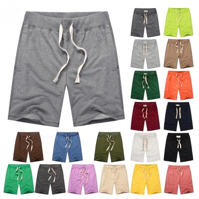 China Wholesale Summer Anti-Wrinkle Size Casual Mens Cotton Beach Workout Jogger Gym Running Shorts For Men 100% Cotton for sale