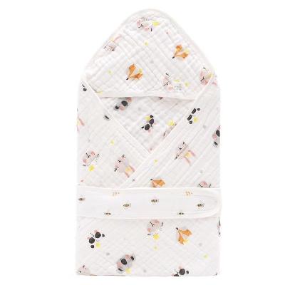 China Newborn baby home 6 layer bath towel for sale