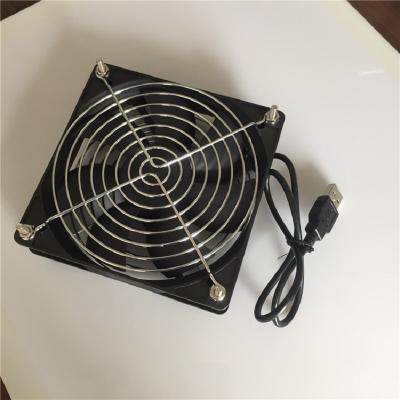 China Factory Price 12CM Cat DC Fan Set Top Box Heatsink Light Mute Wireless Router 5V USB Heatsink EN-Router-101 for sale