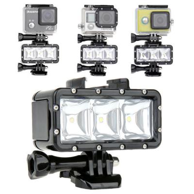 China  Accessories 40M Universal Waterproof Dimmable LED Diving Light For Hero 4 3 3+ SJCAM SJ4000 SJ5000 Xiaoyi 4K for sale