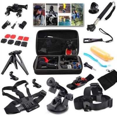 China Chest Head Belt Strap Mount+Floating Handle+Monopod+Helmet Strap+Storage Case For  Action Camera for sale