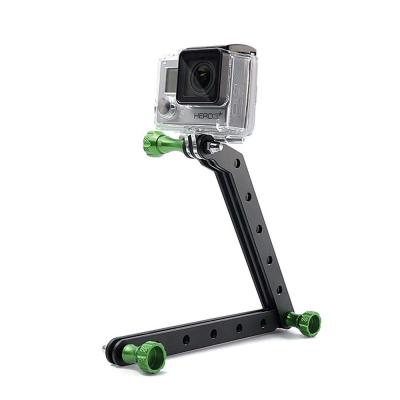 China  Accessories Tripod Monopods CNC Aluminum Alloy Extension Arm Mount With Screw Kits  For  Hero 3 2 Camera for sale