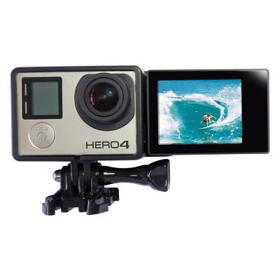 China 2'' Non-Touchable 3 in 1 DH Screen With Protective Frame And Screen Adapter For  Hero 3+ 4 Camera for sale