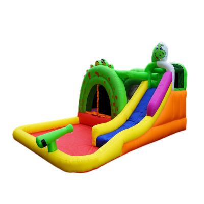 China Bouncy obstacle course jumping air water castle outdoor child entertainment bouncer moonwalk commercial house inflatable bounce for sale