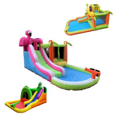 China Outdoor Entertainment Inflatable Jumping Castle Bouncy Commercial Bouncing Jumper Bouncing House Water Slide For Kids for sale