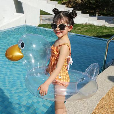 China Child Kids Transparent Inflatable Swimming Ring, Inflatable Swimming Ring Float For Kids for sale