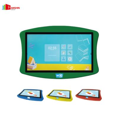 China LLDPE Plastic Wholesales Green Red Blue Color Children Game Monitor 50 Inch Touch Screen with Android 11 For Kids for sale