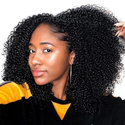 China Afro Kinky Curly STRAIGHT Curly Remy Natural Clip In Human Hair Extensions 100% Clip Ins Real Remy Human Hair for sale