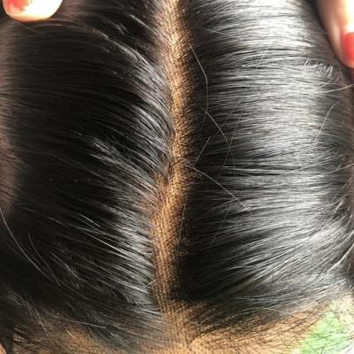 China Can be dyed and bleached or change design wholesale raw virgin unprocessed human hair 6*6 cheap prices with closure in china stock 6*6 big transparent lace closure for sale