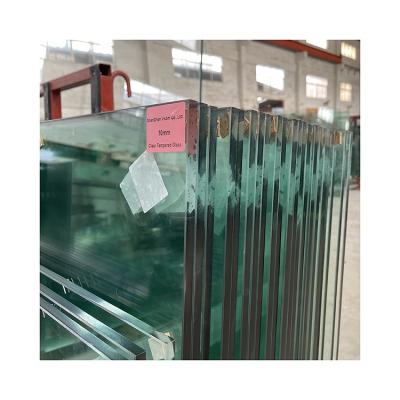 China Leisure Facilities Thickness 10MM Glass /Toughened Building Tempered Glass For Curtain Wall for sale