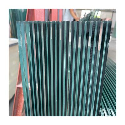 China Yard Customized Size Laminated Tempered Glass Thickness 10MM for sale