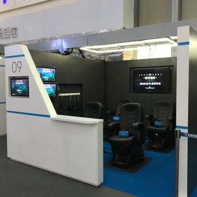 China Modern VR Experience Cabin Design VR Display Kiosk Customizd Gaming Experience Room for sale