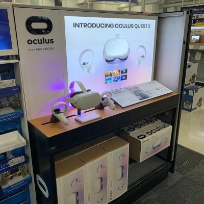 China Modern Interactive Display Fixture Shop Fixture VR Advertising Custom Display for sale