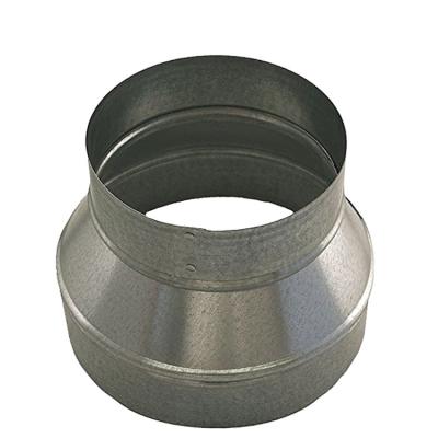 China Hotel Customized SS Galvanized Sheet Metal Taper Reducer Increaser Pipe Fitting HVAC Dampers Parts for sale