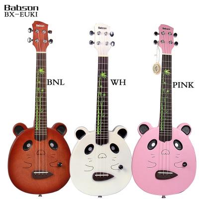 China 2019 hot electric ukulele cute shape panda electric guitar BX-EUK1 for sale