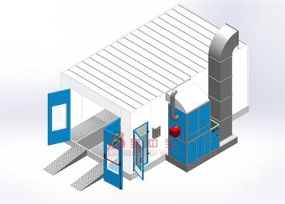 中国 地階経済的な車のスプレー式塗料 ブースが付いている自動ボディー ペイント ブース 販売のため