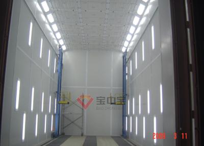 China Large Paint Booth With Lifting Working Platform Customied Heavy Machinery Paint Booth for sale