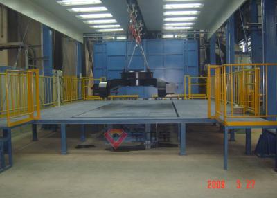 China Automatic Spray Painting Line For Heavy Machinery Paint Booth Continue Transport Line for sale