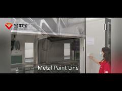 Auto Metal Sheet Paint Spraying Production Line PLC Control