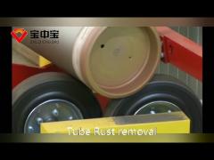 Industrial Steel Tube Sand Blasting Equipment For Rust Removing