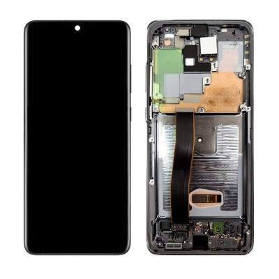 China For Galaxy S20 Ultra Galaxy S20 5G Phone Ultra Full LCD Touch Screen For Samsung Galaxy S20Ultra LCD Display With View for sale