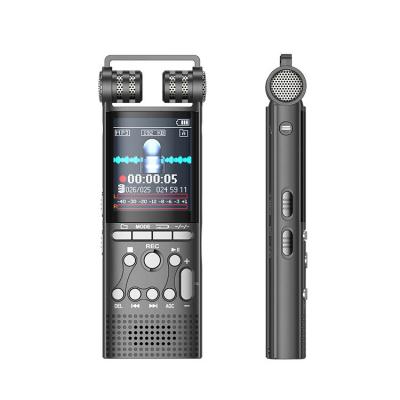 China Real PCM Dual Microphone HD Stereo Audio Tape Recorder 8GB Digital Telephone Voice Recorder Noise Cancellation Capacitor Built-in for sale