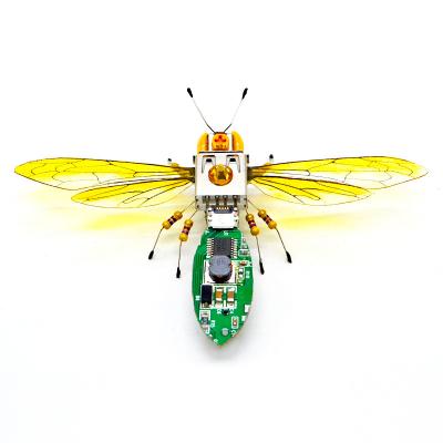 China Living Room Art Illustration Made From Recycled Computer Parts Steampunk Insects Adult Kids Gift for sale