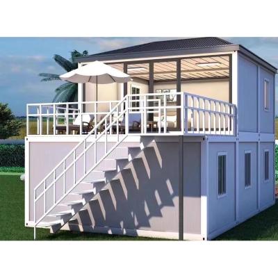 China Contemporary Easy Assembly And Disassembly Design 40ft Modular Prefab Storage Shipping Container 20ft Homes Bar For Sale for sale