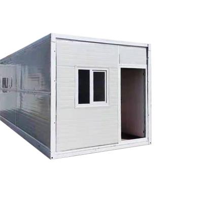 China 20ft Contemporary Steel Structures Folding Living Prefab Stackable Collapsible Modular Homes Container House for sale