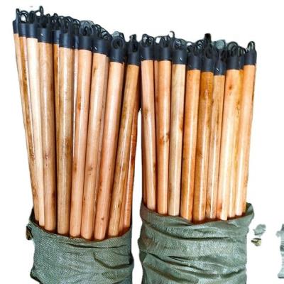 China Eco-friendly Machine For Making Wooden Broom Handles Wooden Broom Stick Handle Varnished Wooden Broom Handle for sale