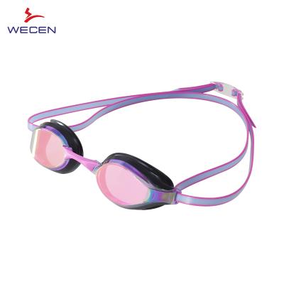 China Waterproof Anti-fog UV Protect Waterproof Triathlon Silicone Swimming Goggles for sale