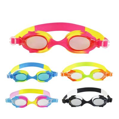 China Anti Fog Anti Fog Kids Swim Eyewear Cartoon Funny Cartoon Swimming Goggles for sale