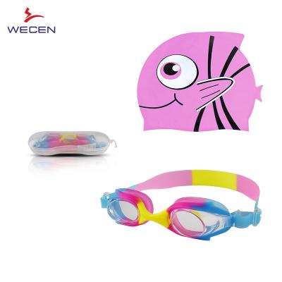 China Swimming Kids Swimming Goggles Silicone Training Swim Goggles Custom Made for sale