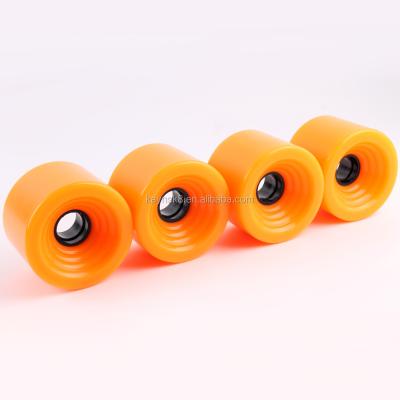 China 70*51mm PU longboard wheels, custom logo printing longboard wheels for sale