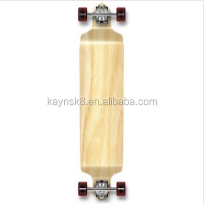 China Maple White Bamboo Drop-thru Freeride Girl Longboards Thermowood DIY Decking Wholesale for sale