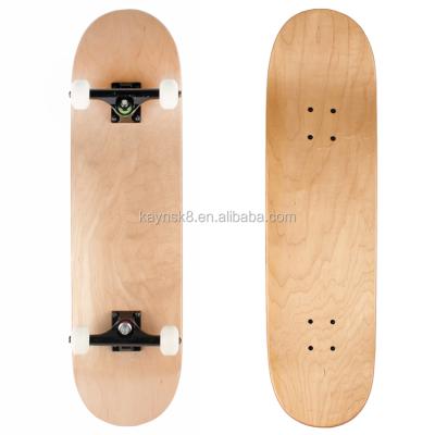 China Custom Printing Complete Canadian Maple Skateboard , Cheap Price Blank Skateboard for sale