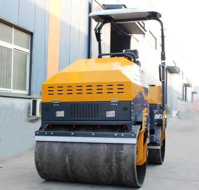 China Hotels 3T Double Drum Roller Compactor Manufacturer Soil Compactor Roller for sale