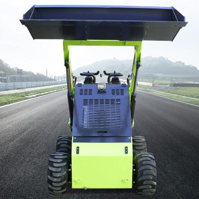 China Hotels Hot Selling Mini Sliding Loader CE Approved Electric Tracked Skid Steer Loader With Attachments for sale