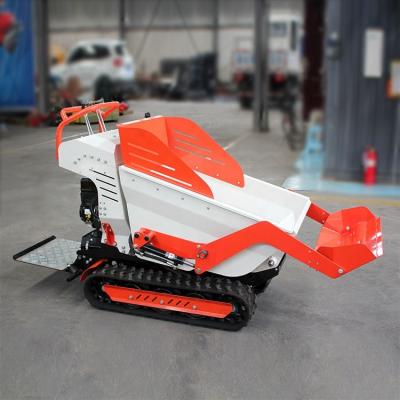 China Hotels 1 2 3 Ton Crawler Mini Rubber Vibration Diesel Dumper Self Loading for sale