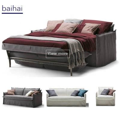 China Sofa with headrest +sofa modern bed adjustable design cheap price sleeper sofa bed. fabric sofa 3 seater with sofa bed for sale