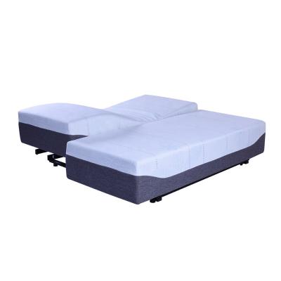 China King Adjustable Bed Slats Okin Eco-friendly Split Motor Electric Adjustable Bed for sale