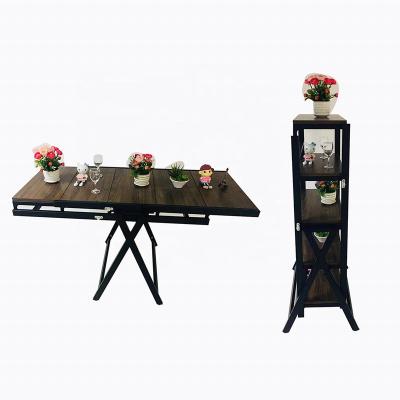 China Easy Assemble Duplication Of Etagere Bookcase And Dining Table Decor Deployment for sale