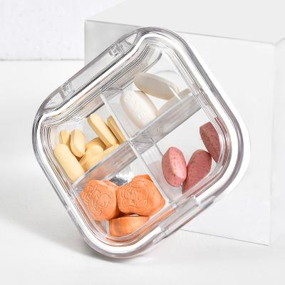 China Plastic Portable Medicine Storage Box Minimalist QM Storage Box Separate Storage Box for sale